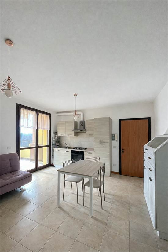 soggiorno con angolo cottura